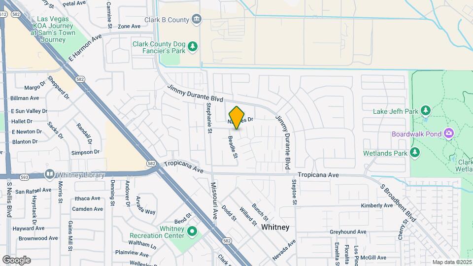 4739 Buena Vista Way Map and Location Details