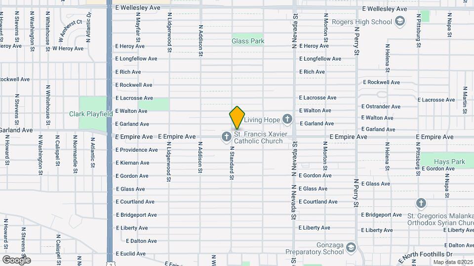 607 E Empire Ave Map and Location Details