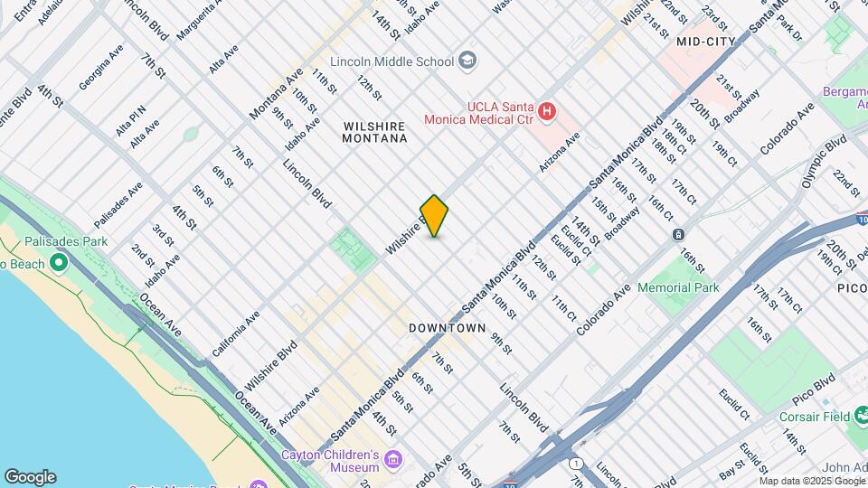 1234 10th St Map and Location Details