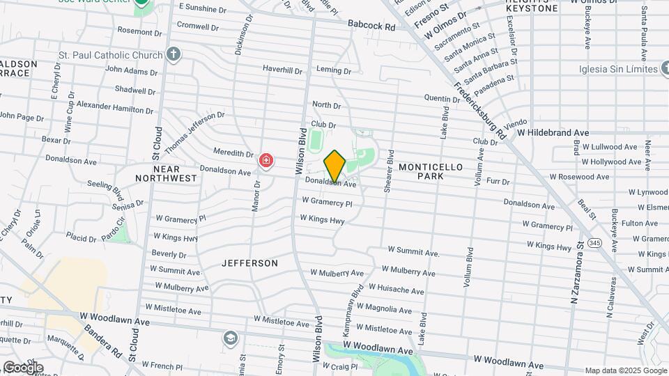 734 Donaldson Ave Map and Location Details