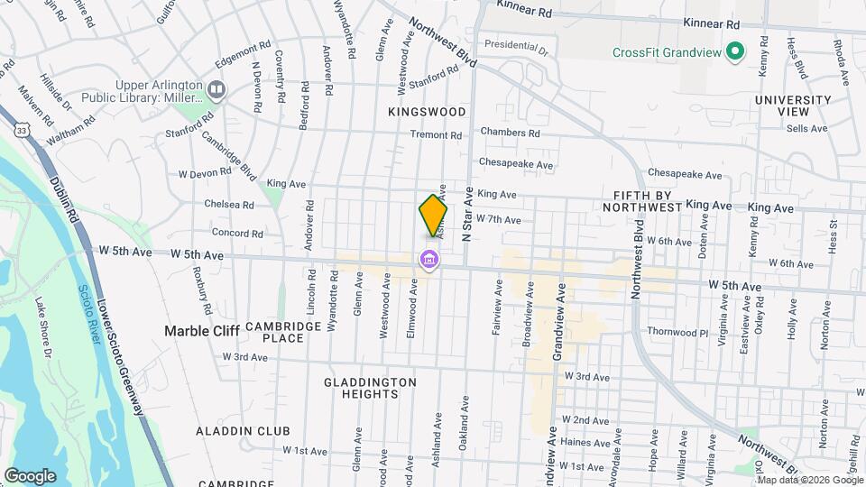 1603-1605 Ashland Ave Map and Location Details
