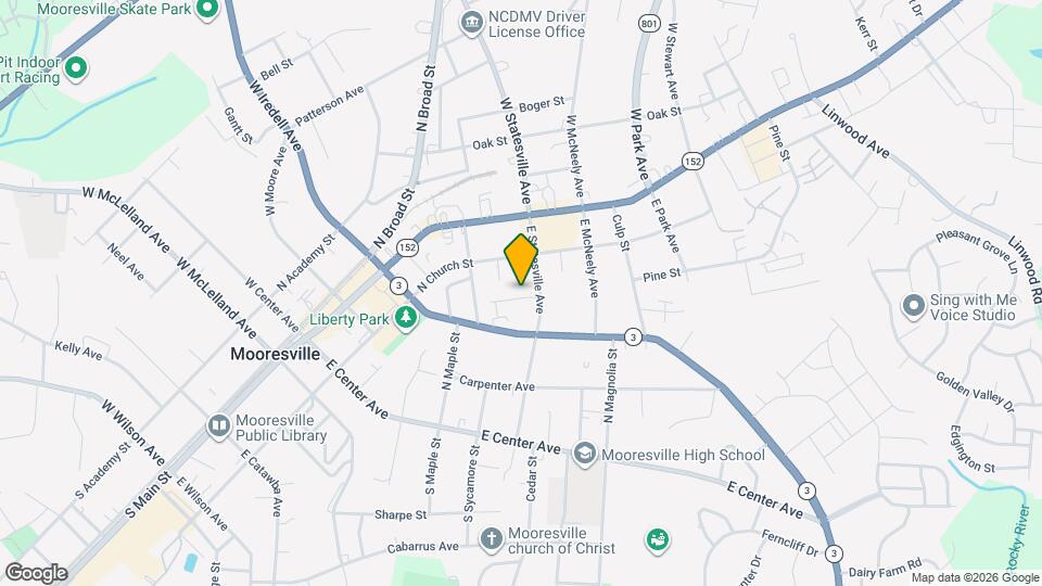 239 E Statesville Ave Map and Location Details