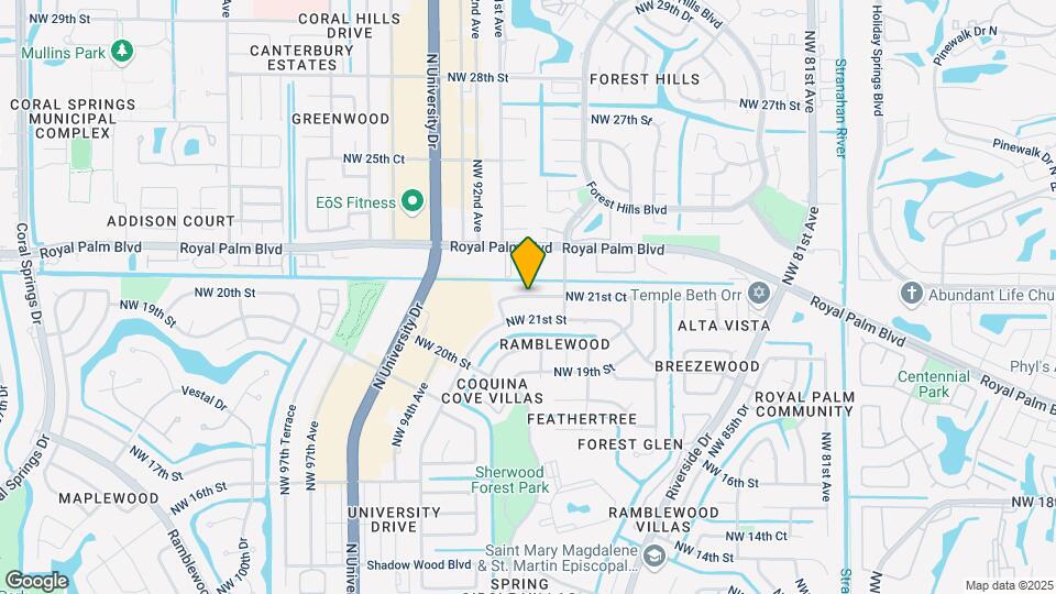 9014 NW 21st Ct Map and Location Details