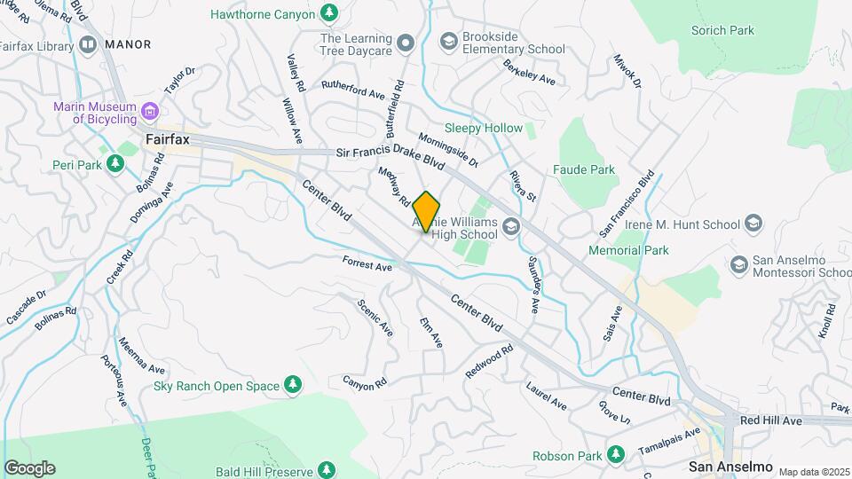1544-1546 San Anselmo Ave Map and Location Details