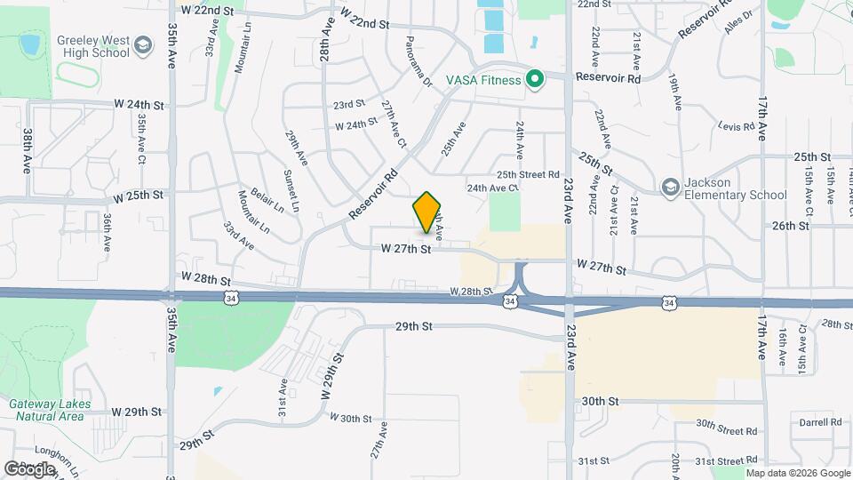 2507 W 27th St Map and Location Details