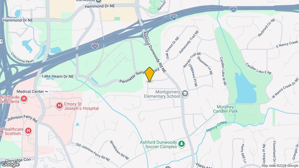 1253 Dunwoody Ln NE Map and Location Details