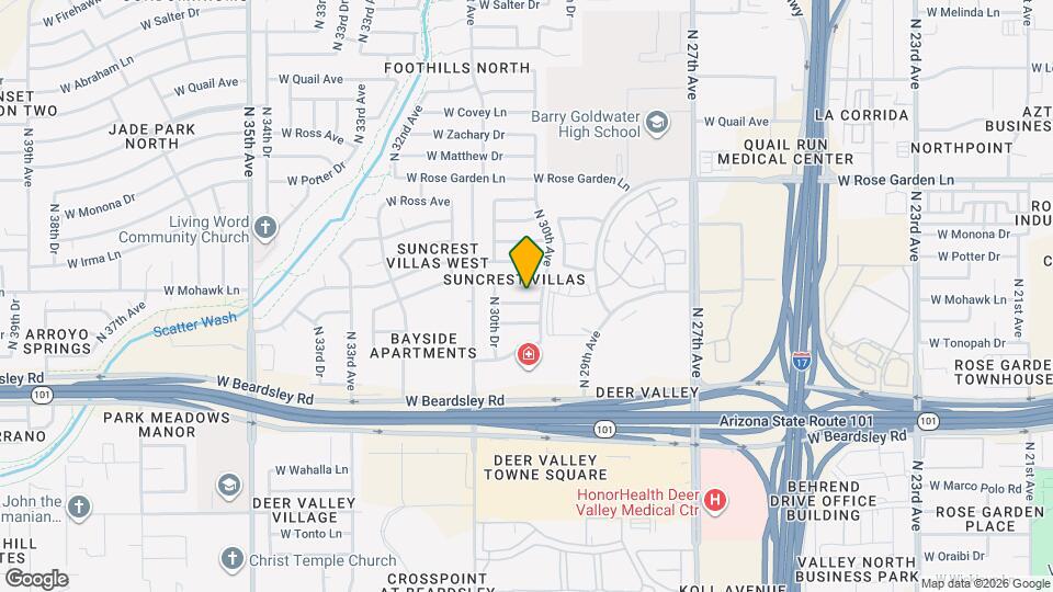 3014 W Runion Dr Map and Location Details