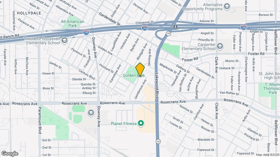 13422 Castana Ave Mapa y Detalles de la Ubicación