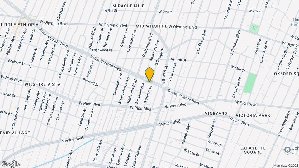 5104 San Vicente Blvd-Unit -1 Mapa y Detalles de la Ubicación