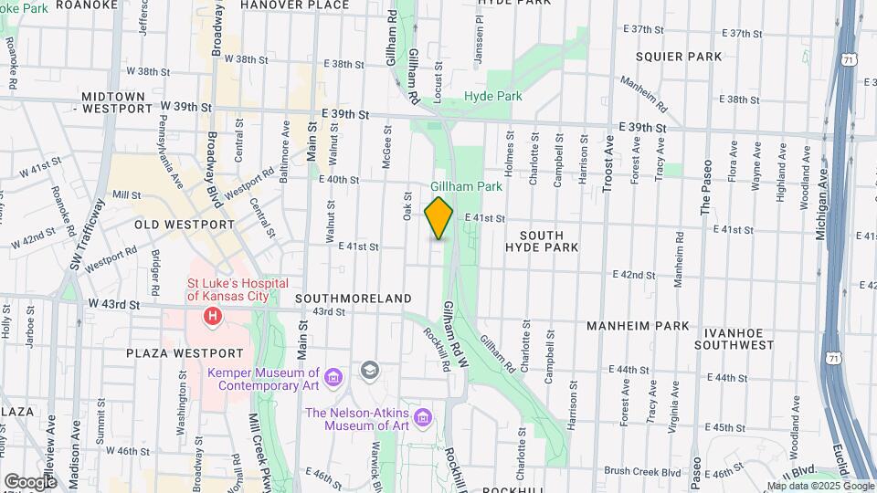 4127 Locust St, Unit 101 Map and Location Details
