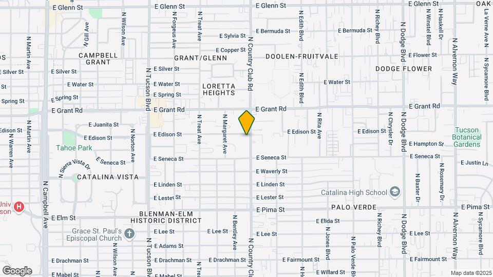 2145 N Country Club Rd Mapa y Detalles de la Ubicación