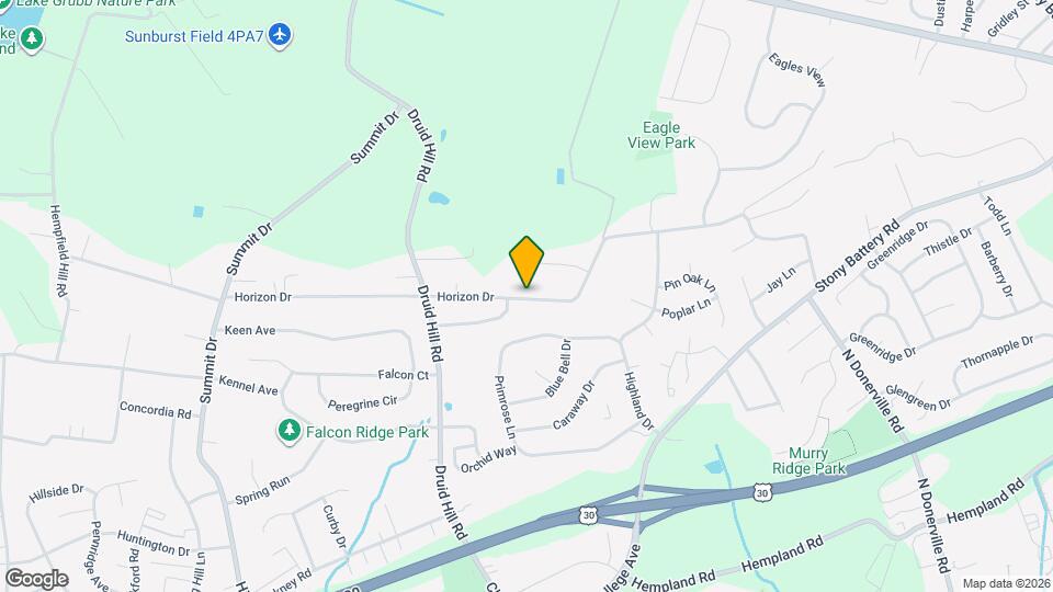 3491 Horizon Dr Map and Location Details