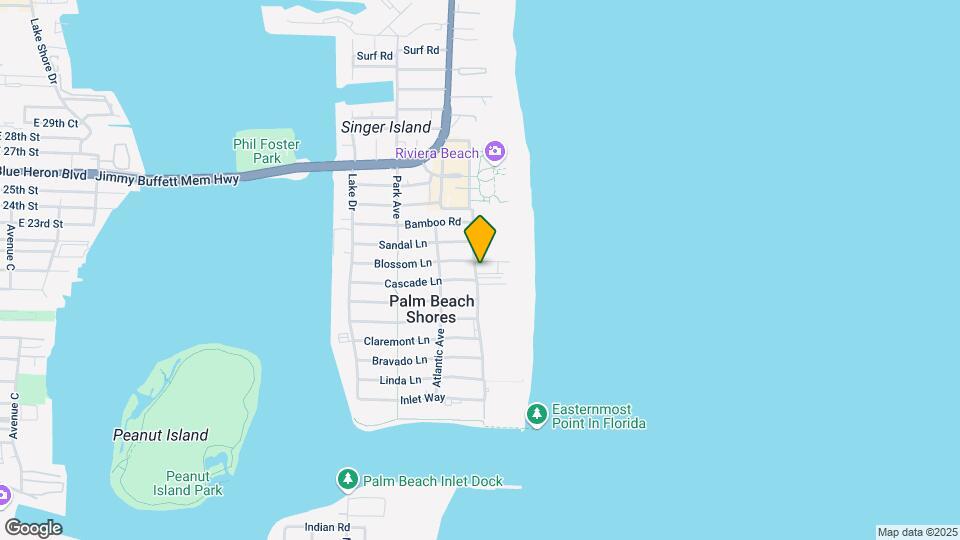 145 S Ocean Ave Map and Location Details