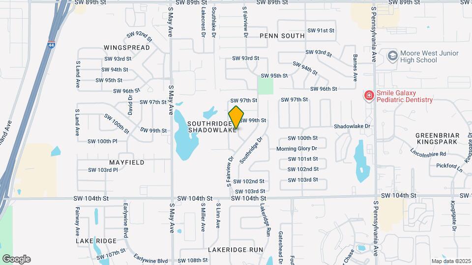 10025 S Linn Ave Map and Location Details