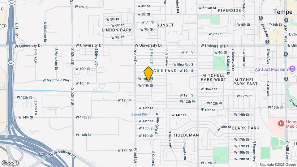 1306 W 11th St Mapa y Detalles de la Ubicación