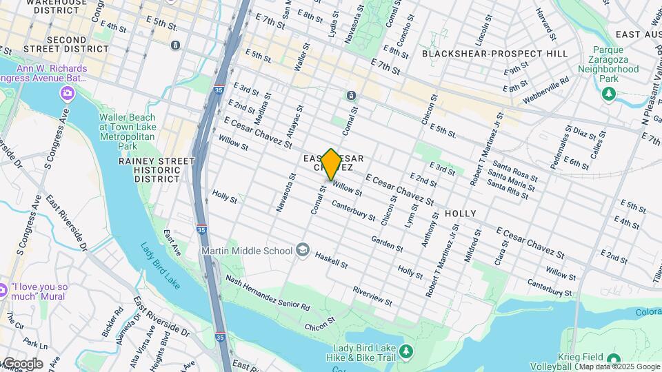 1603 Willow St Map and Location Details