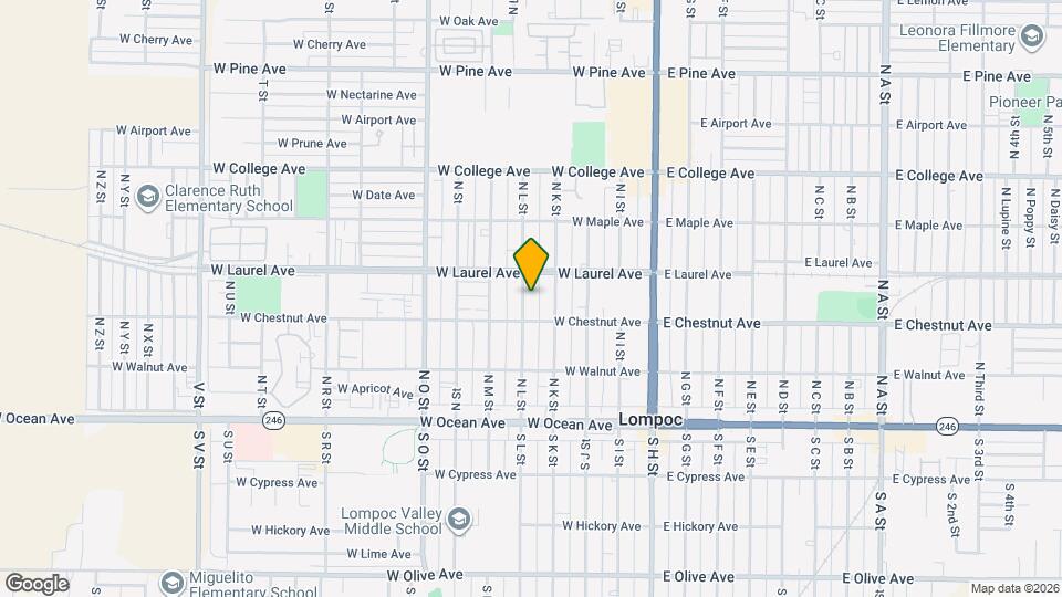 314 N L St Map and Location Details