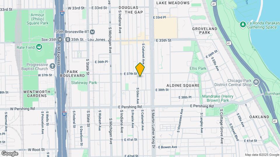 3715 S Giles Ave Map and Location Details