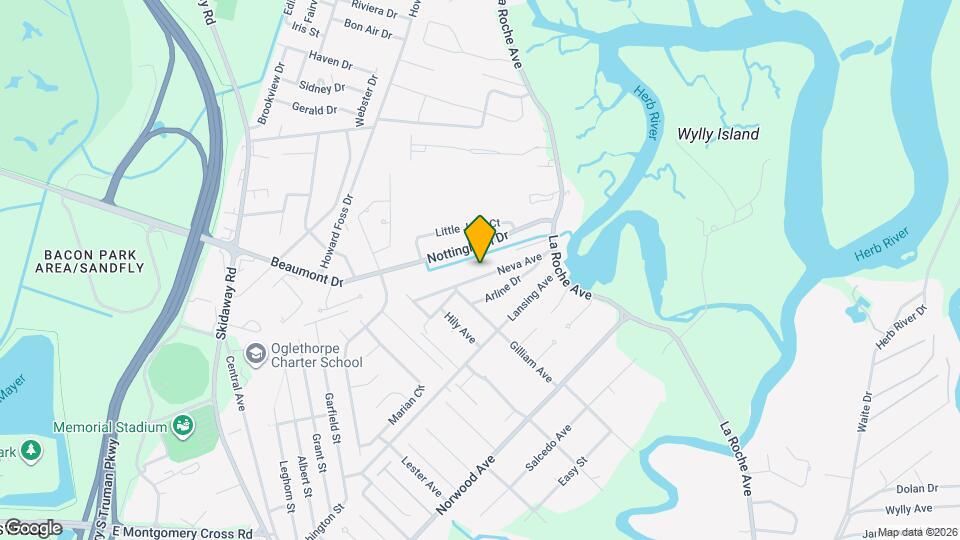 132 Neva Ave Map and Location Details