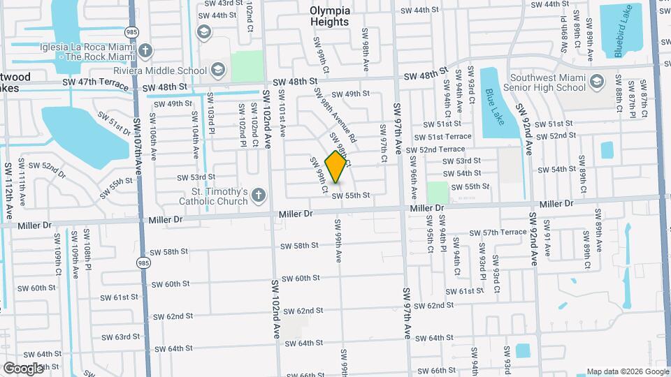 5430 SW 99th Ave Map and Location Details