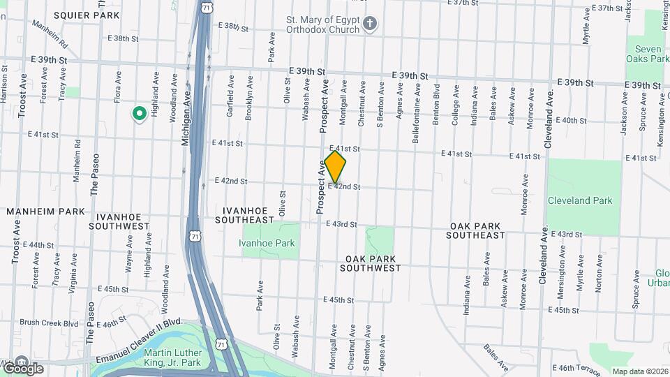 4200 Montgall Ave Map and Location Details