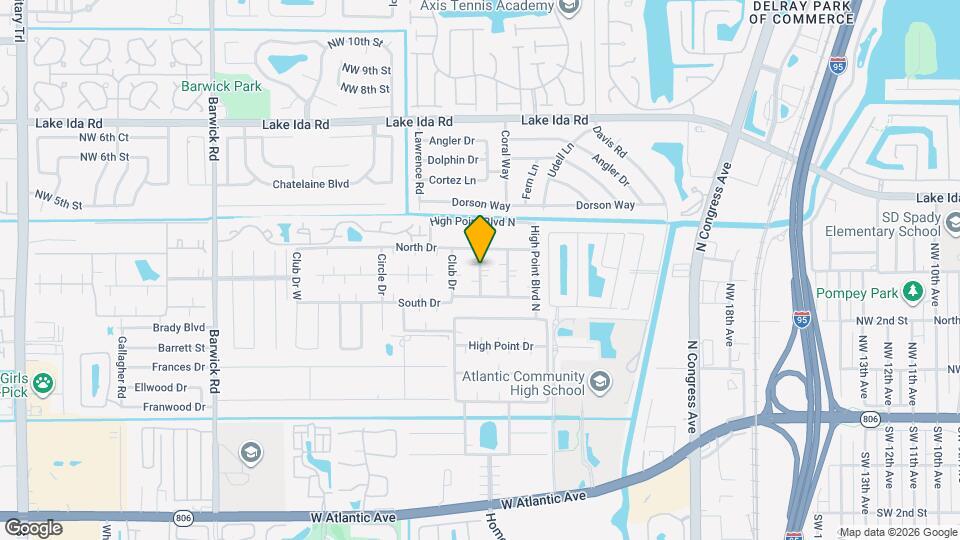 172 High Point Dr W Map and Location Details