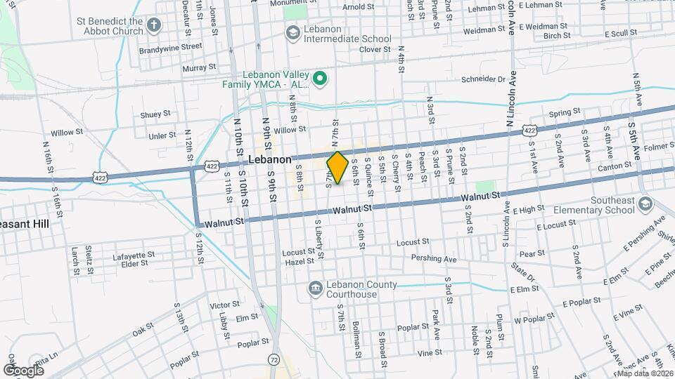 628-630 Chestnut St Map and Location Details