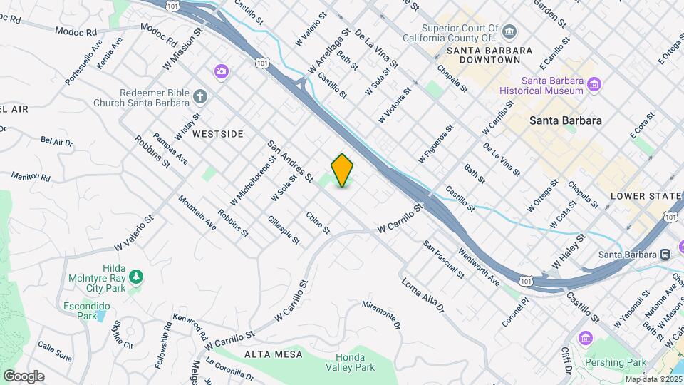 1218 San Andres St Mapa y Detalles de la Ubicación