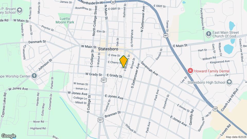 107 S Mulberry St Map and Location Details