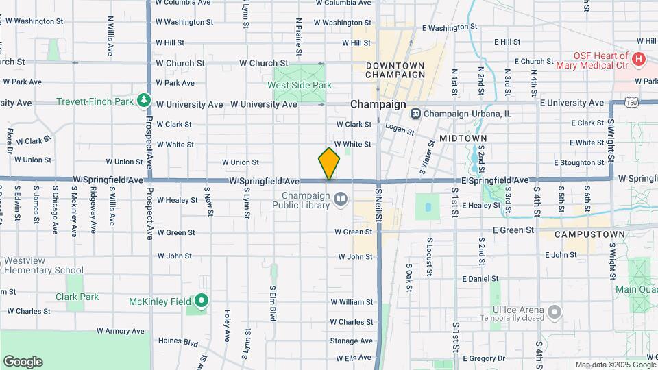 211 Springfield Apartments Map and Location Details