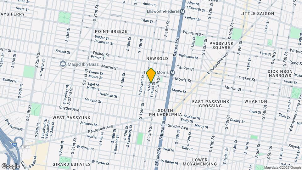 1755 S Mole St, Unit 2nd floor Map and Location Details