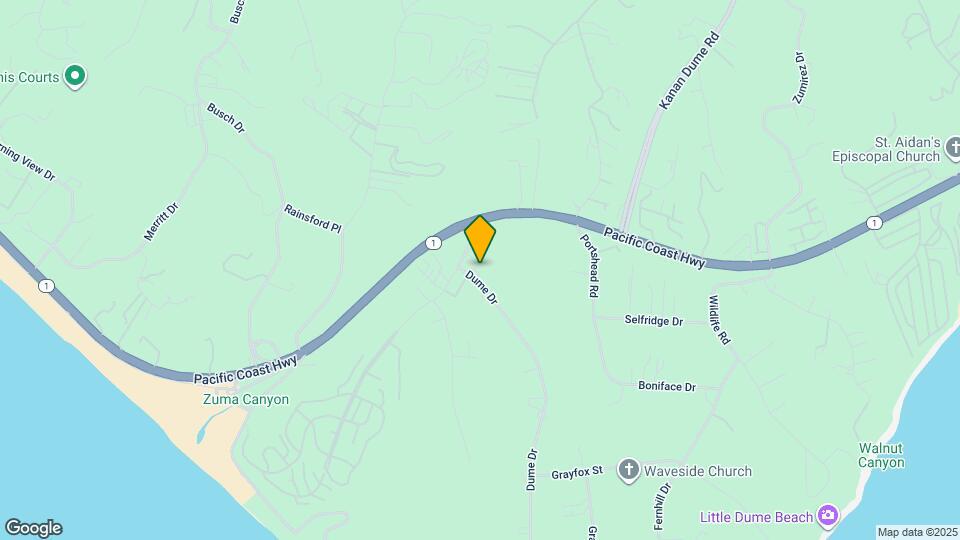 6524 Dume Dr Map and Location Details