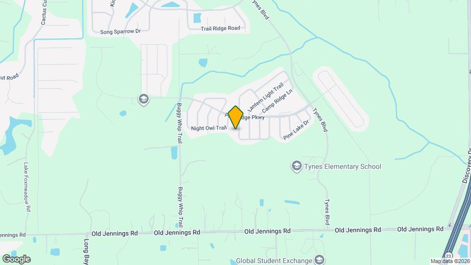 4841 Creek Bluff Ln Map and Location Details