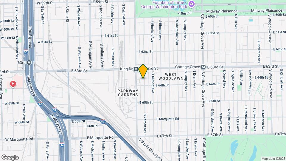 6338 S Vernon Ave, Unit 2N Mapa y Detalles de la Ubicación