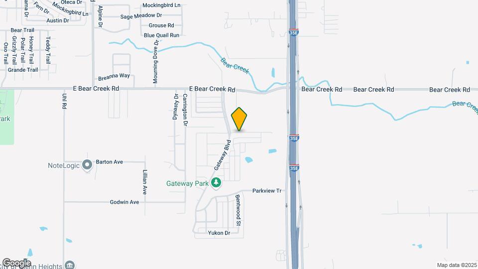 1206 Glencoe Dr Map and Location Details