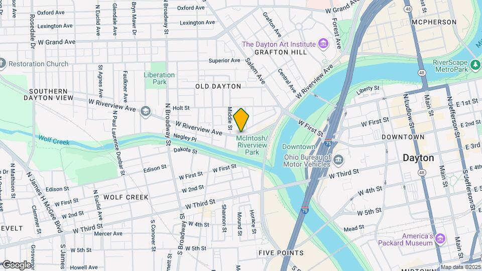 912 Riverview Terrace Map and Location Details