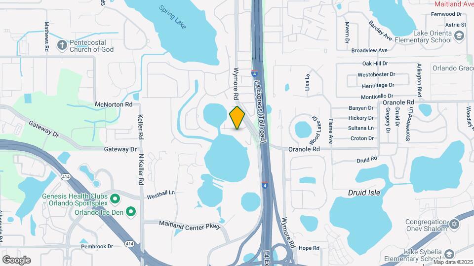 936 Lake Destiny Rd Map and Location Details