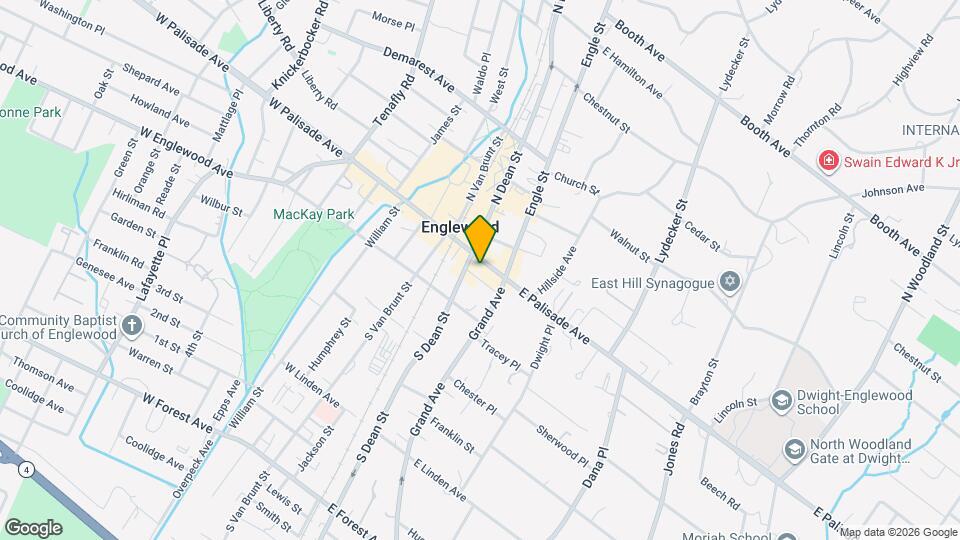 34 E Palisade Ave, Unit 1a Map and Location Details