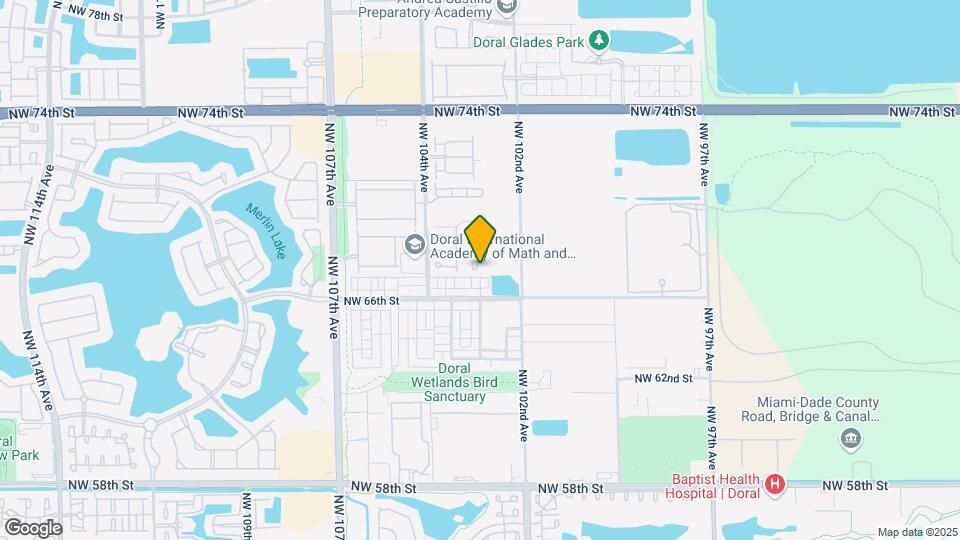6721 NW 103rd Ave Map and Location Details