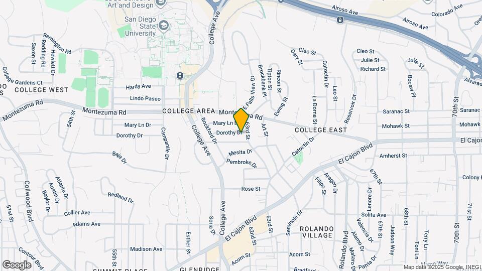 6243 Dorothy Dr Mapa y Detalles de la Ubicación