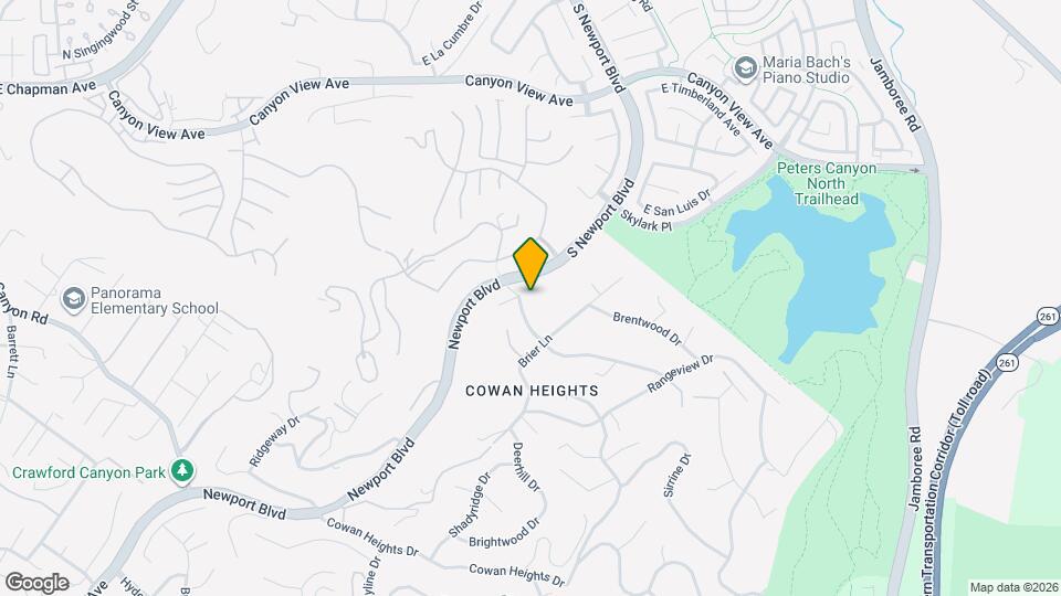 10071 Highcliff Dr Map and Location Details