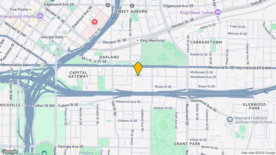 371 Woodward Ave SE Map and Location Details