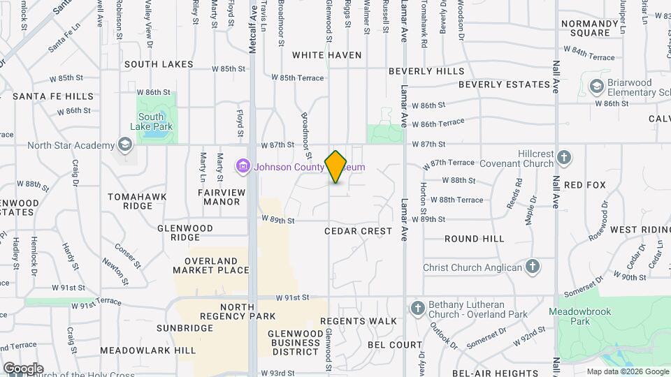 8833 Glenwood St Map and Location Details
