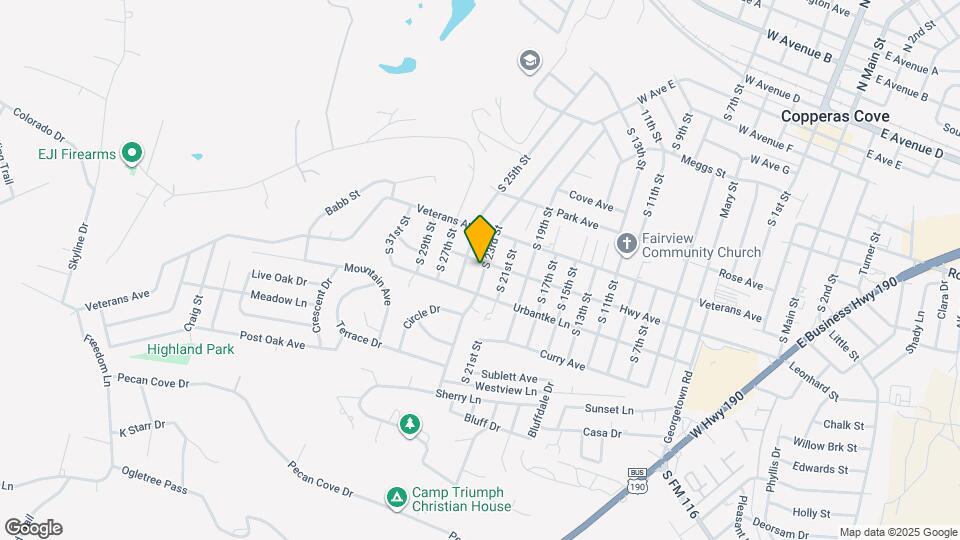 1104 S 23rd St Map and Location Details