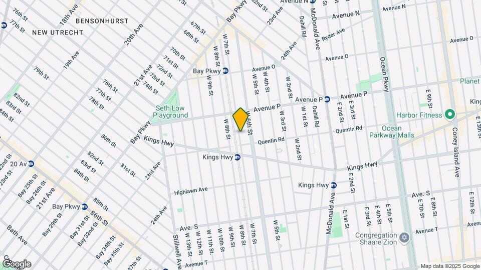 1659 W 7th St Map and Location Details