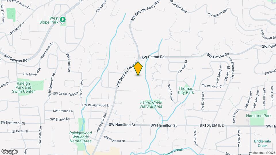 3820 SW Scholls Ferry Rd Map and Location Details