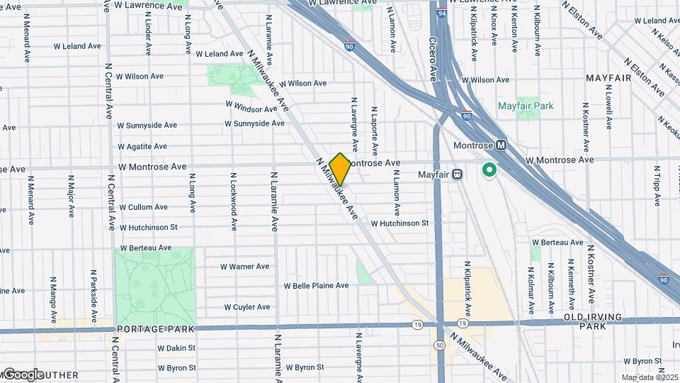 4325 N Milwaukee Ave, Unit 1R Map and Location Details