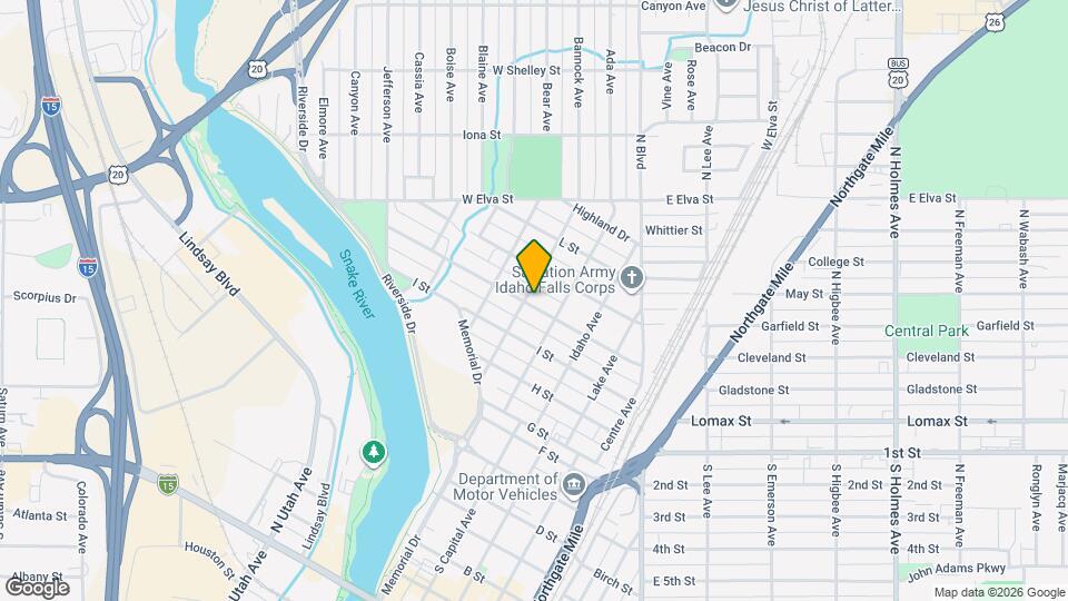 594 J St Mapa y Detalles de la Ubicación