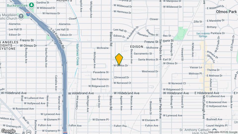 808 W Olmos Dr Map and Location Details