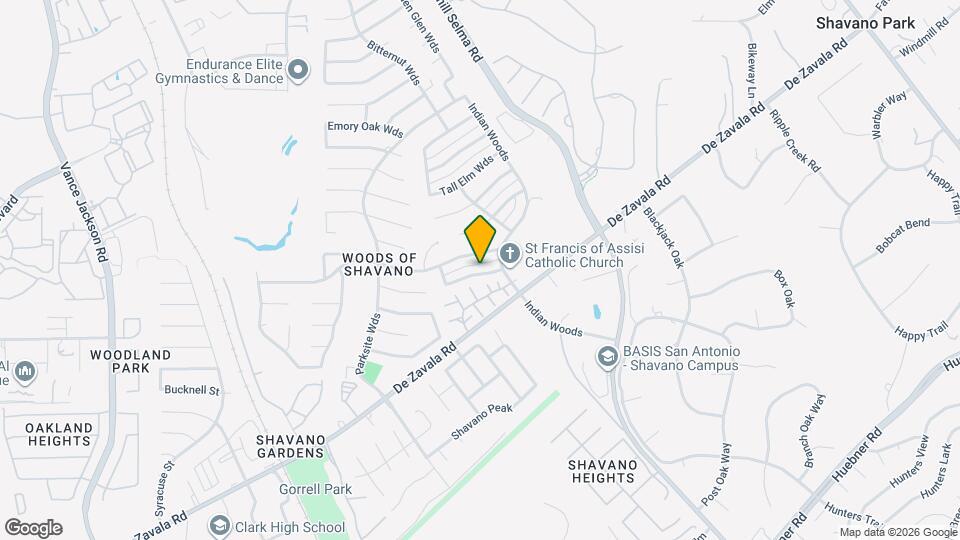 4311 Center Oak Woods St Map and Location Details